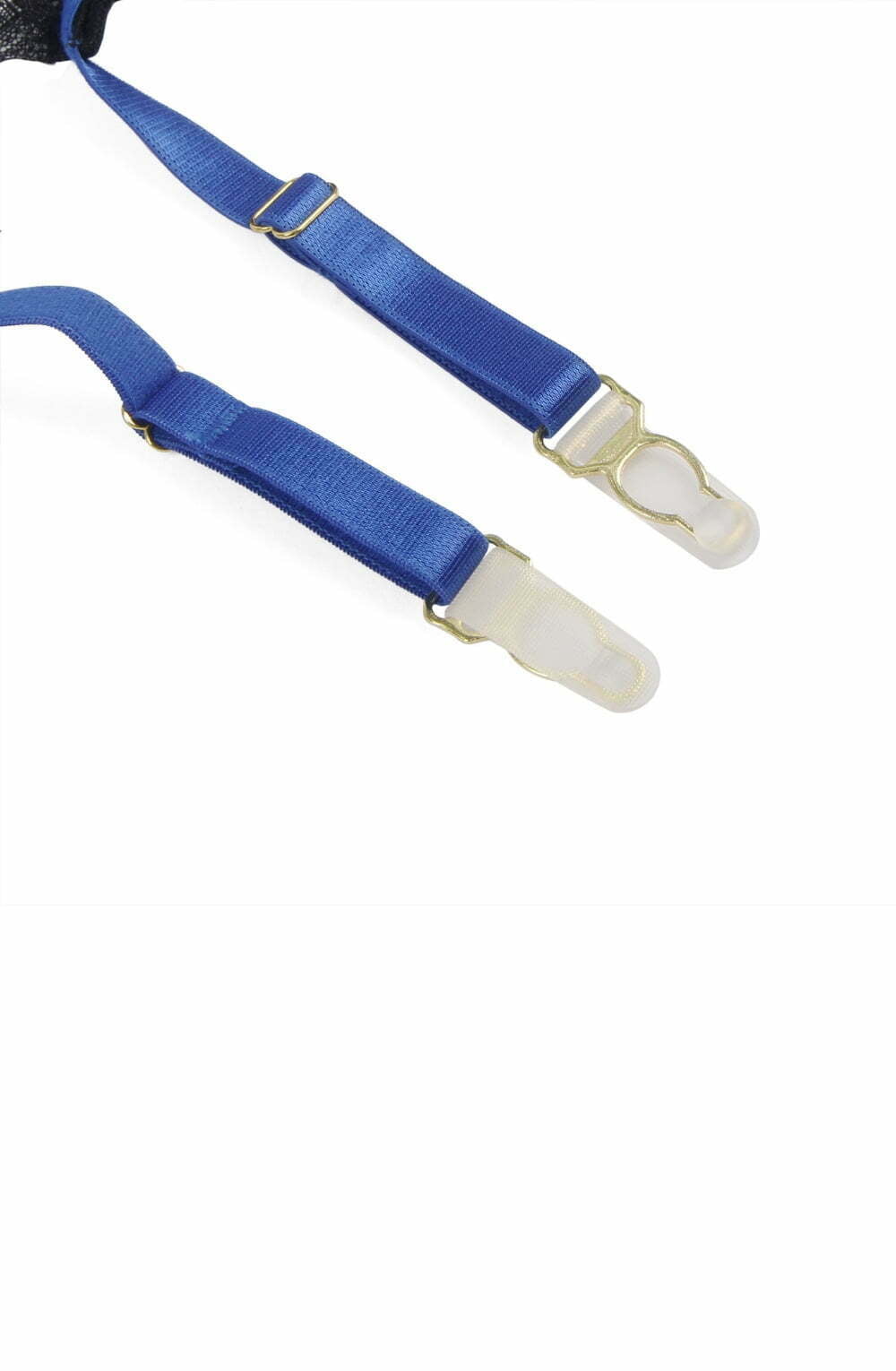 YesX Plus Size Gartered Babydoll Blue