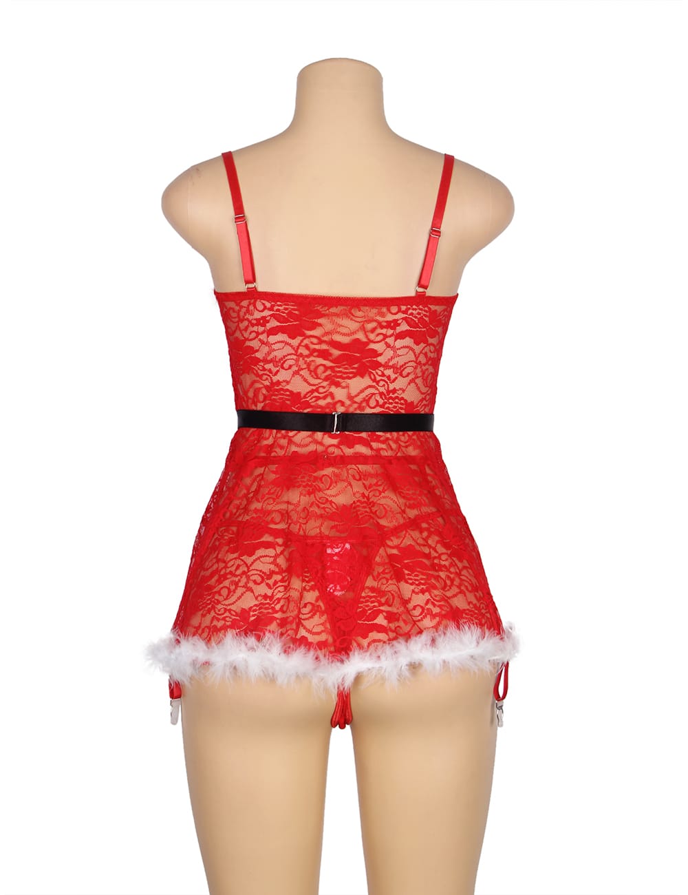 YesX Christmas Sexy Floral Lace Babydoll