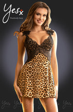 YesX Babydoll Leopard Print