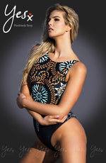 YesX One Piece Swimsuit Navy