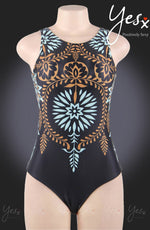 YesX One Piece Swimsuit Navy