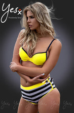 YesX Bikini 3 Piece Set Yellow