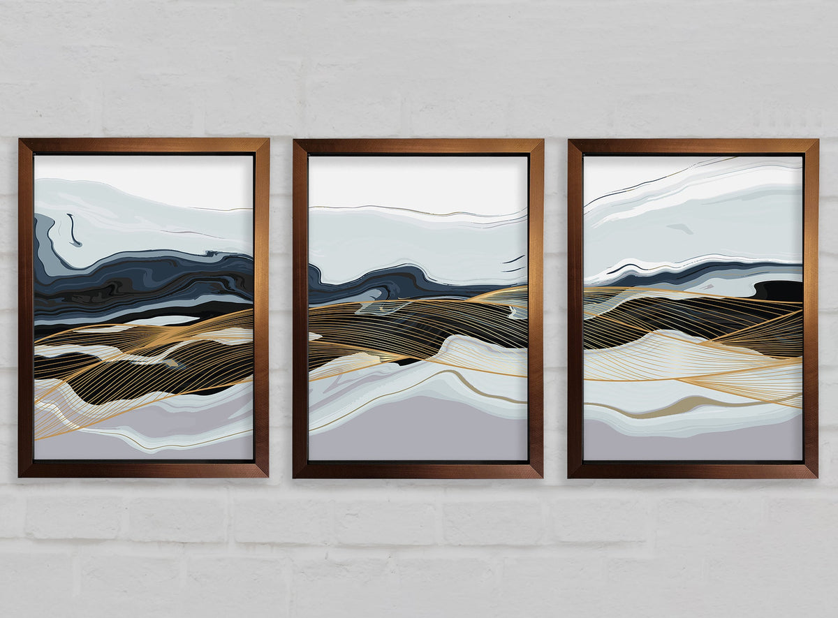 Abstract Layers of Rock Ventura Bronze