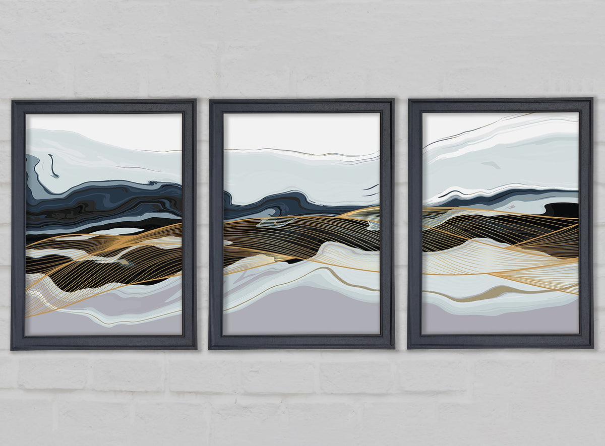 Abstract Layers of Rock Whistler Grey