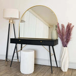 Akiko- Gold Metal Arched Mirror - 95cm x 120cm
