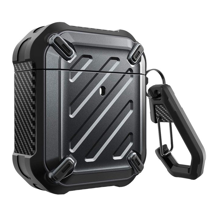 Apple AirPods 1 & 2 Unicorn Beetle Pro Rugged Case-Black Black