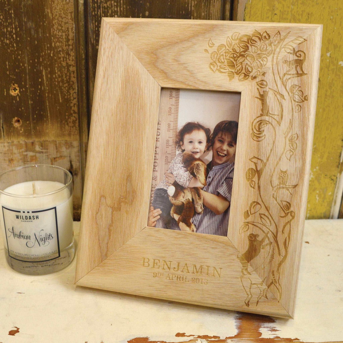 Ash Photo Frame Personalised | Small