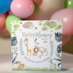 Baby Memory Book - Baby's First Year - First Year Milestone - Neutral Baby Book - Baby Shower Gift - ScentiMelti Home Fragrance, Beauty & Gifts UK