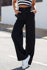 IVON Bahari Straight Classic Trousers Black