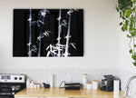 Bamboo White On Black