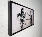 Banksy Steve Jobs Framed Canvas