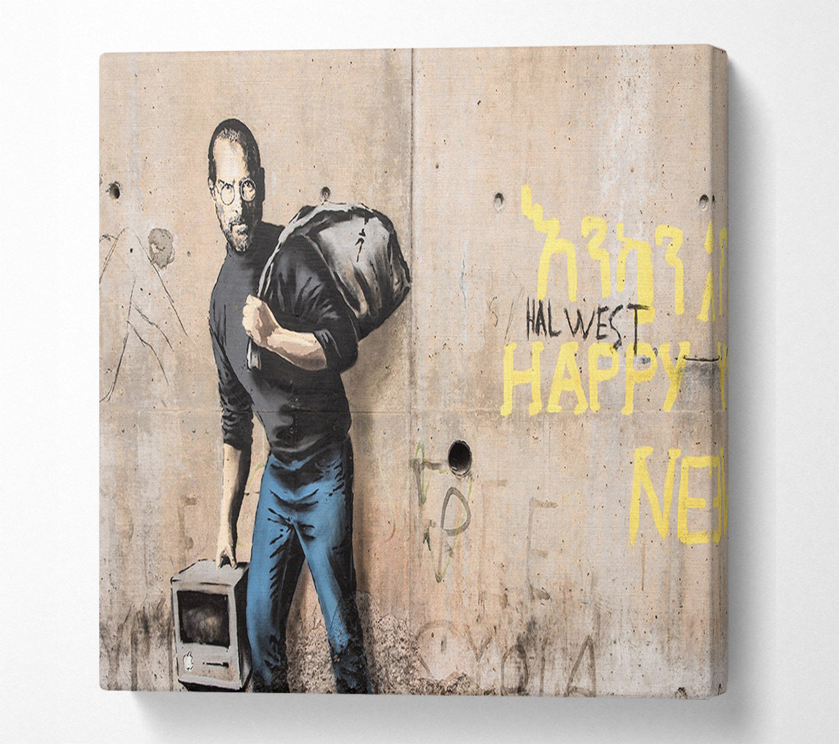 Banksy Steve Jobs Imac Square