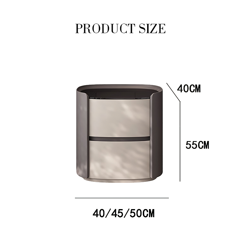 Helms Bedside Table, Wood