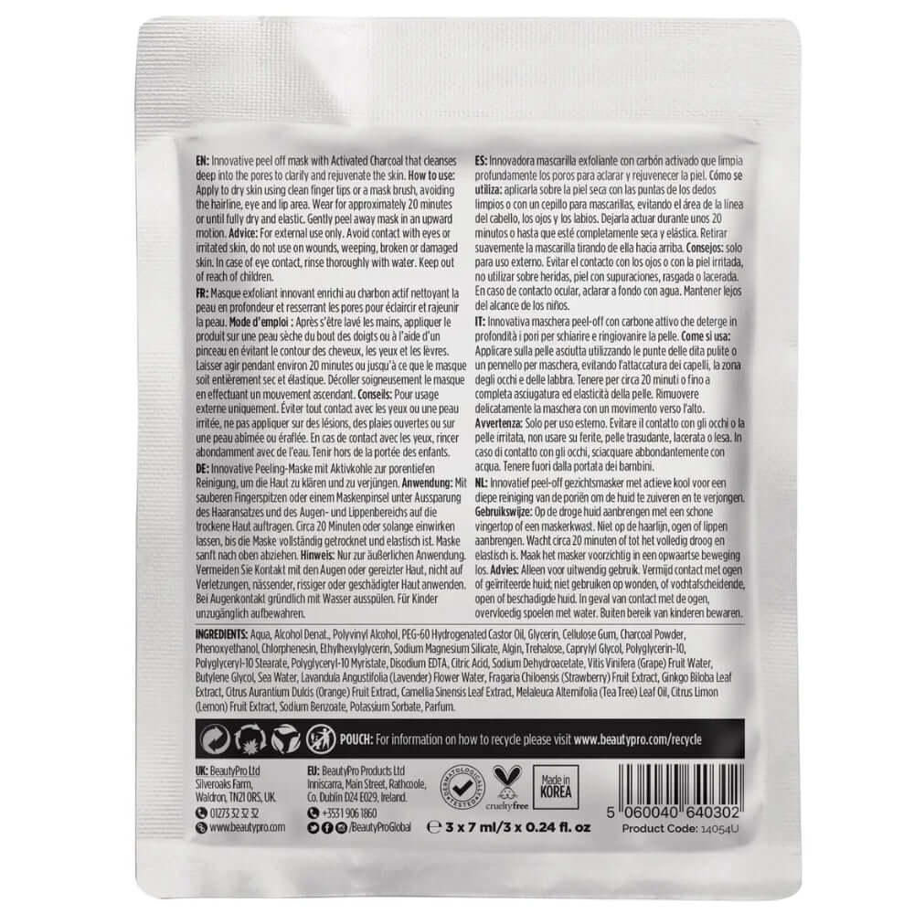 BeautyPro Spa at Home Skincare Gift Box - Top to Toe Sheet Mask Set