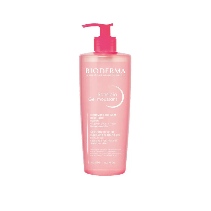 Bioderma Sensibio Foaming Gel Face Wash for Sensitive Skin 500ml
