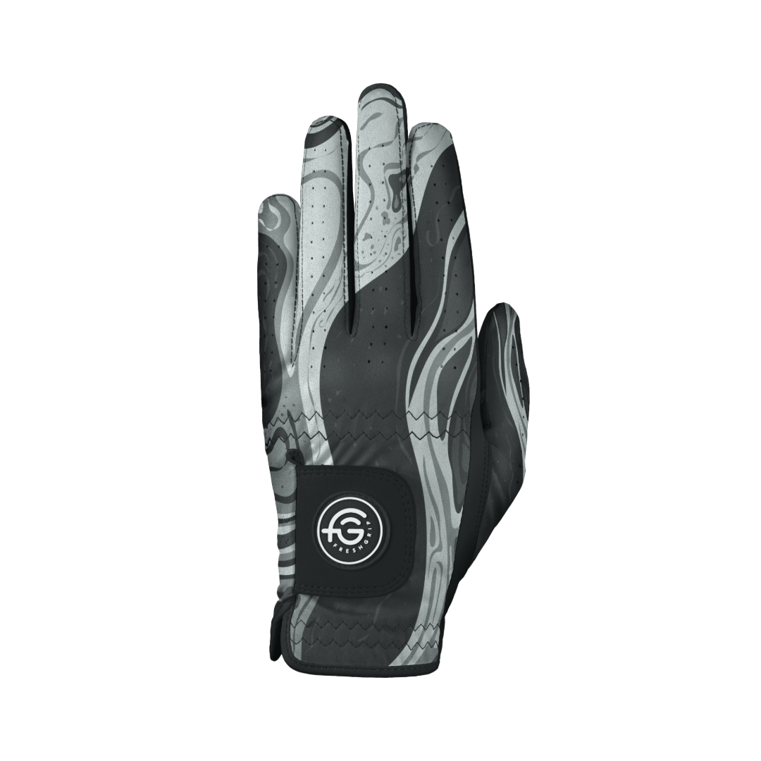 Black Marble Golf Glove | Motif Collection