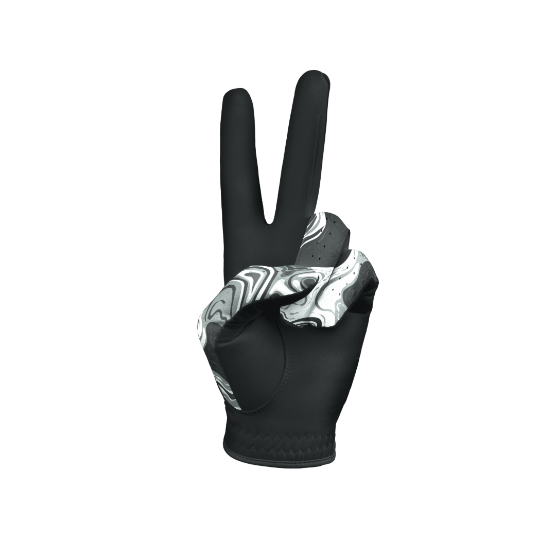 Black Marble Golf Glove | Motif Collection