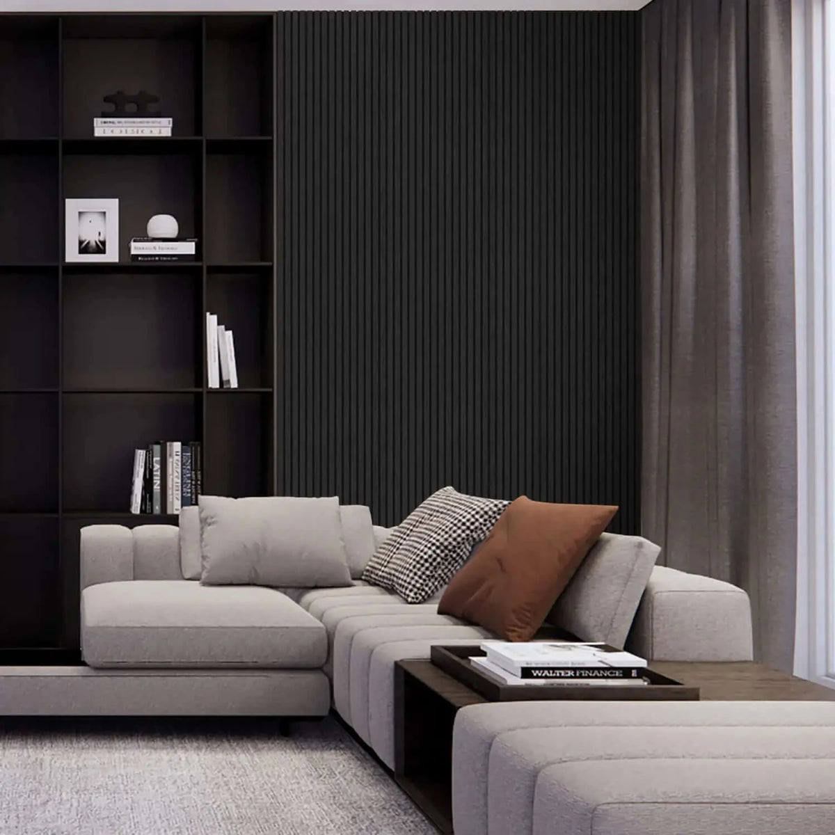 Black Oak Acoustic Wall Panels (2 Pack)