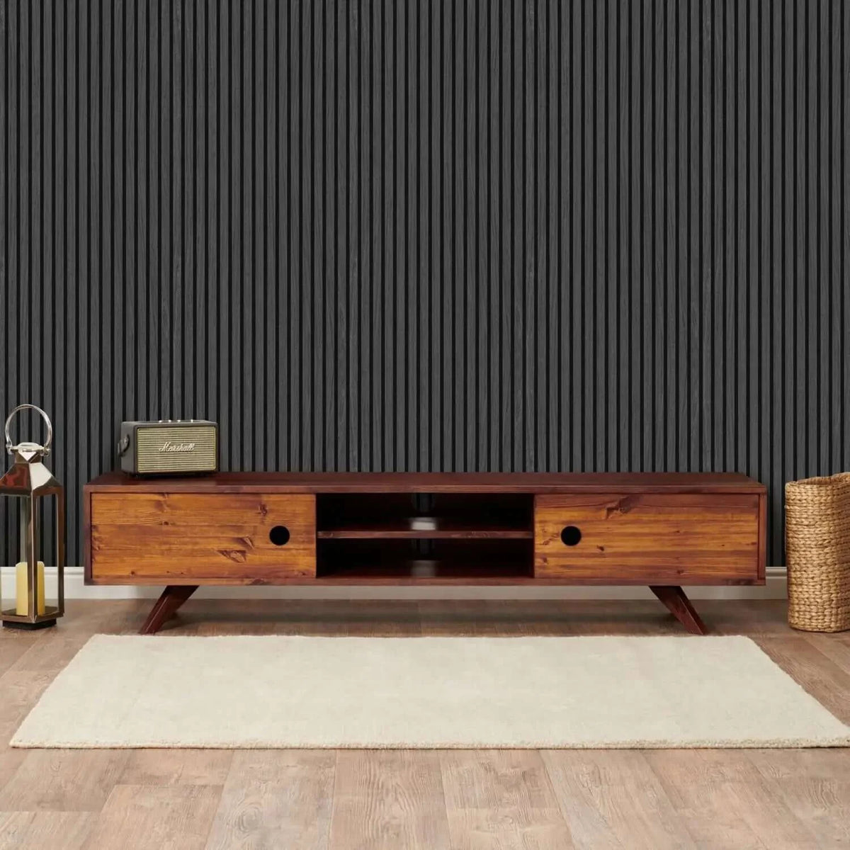 Black Oak Acoustic Wall Panels (2 Pack)