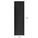 Black Oak Acoustic Wall Panels (2 Pack)