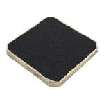 Black Onyx Coaster With Gold Edge (Set of 2)