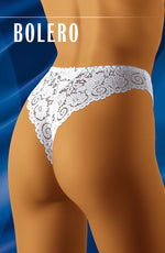 Wolbar Bolero Lace Thong White