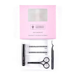 Boxed 'C' Curl Black Half Lash Ribbons® Starter Kit (With Ultimate Bond) Inis