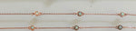 Bracelets with Opal stones Rose - White - 3 small Opals