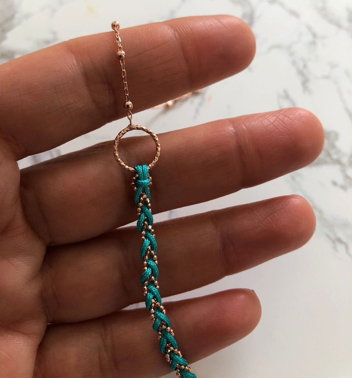 Braided Bracelets with Chain