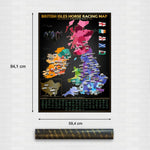 British Isles Horse Racing Scratch Off Map