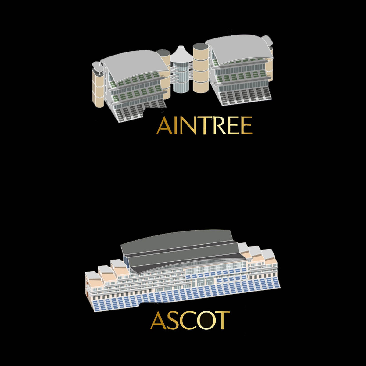 British Isles Horse Racing Scratch Off Map