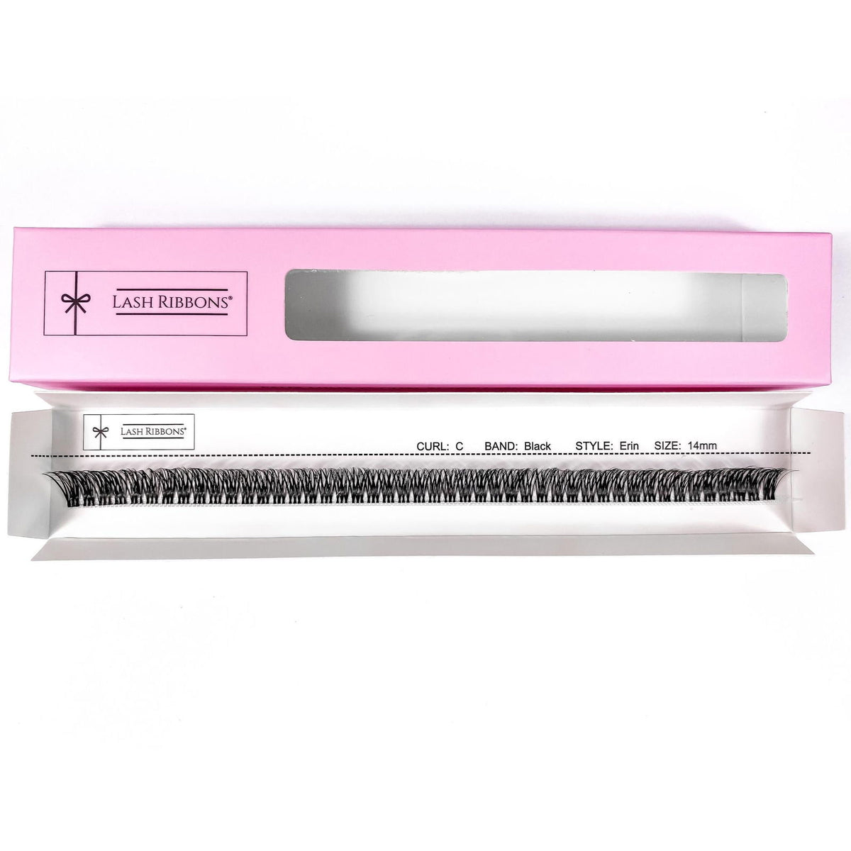 'C' Curl Black Lash Ribbons® Starter Kit (With Ultimate Bond) Erin 14mm