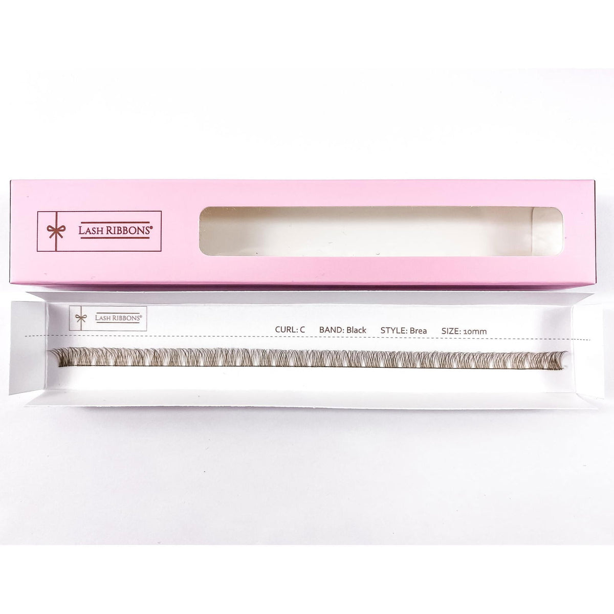 'C' Curl Brown Lash Ribbons® Starter Kit (With Clear Lash Bond)