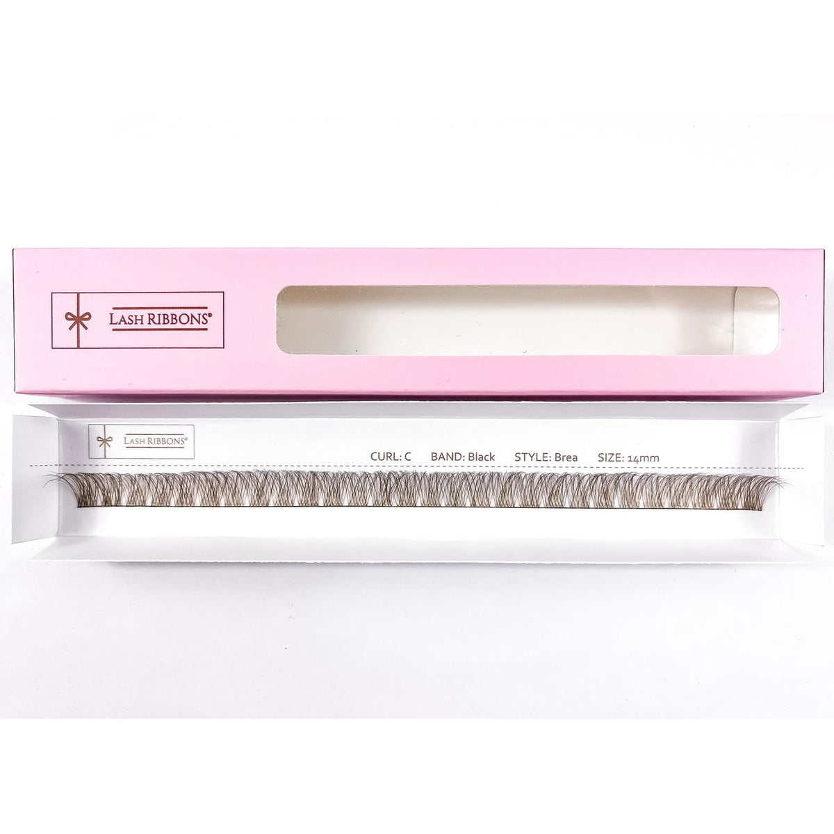 'C' Curl Brown Lash Ribbons® Starter Kit (With Clear Lash Bond)