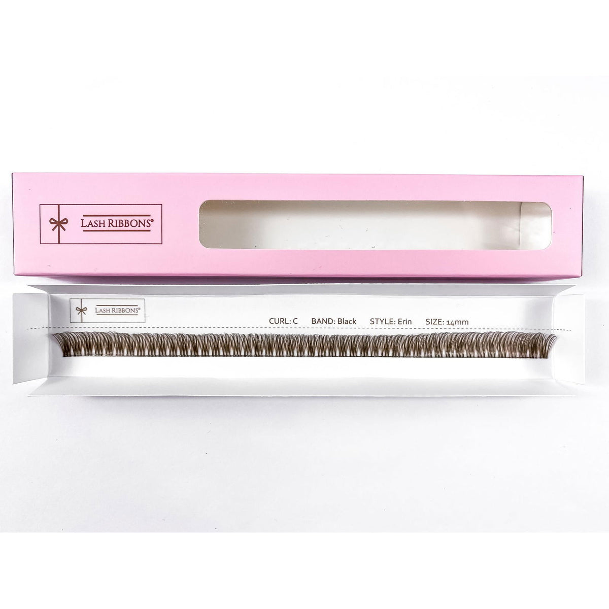 'C' Curl Brown Lash Ribbons® Starter Kit (With Clear Lash Bond)