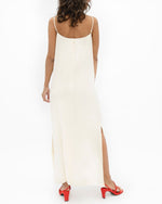 Calabar White Mulberry Silk Slip Dress