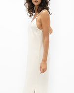 Calabar White Mulberry Silk Slip Dress