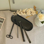 Matte Black Candle Care Set of 5 Pieces