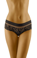 Wolbar Cantata Shorts Soft Microfibre Thong Black