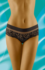 Wolbar Cantata Shorts Soft Microfibre Thong Black