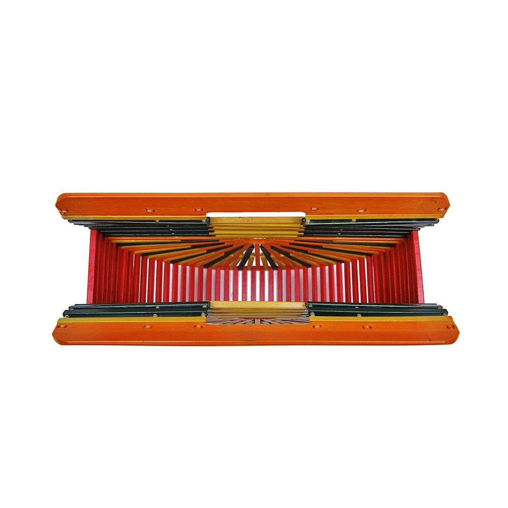 Carmen Handmade Bamboo Wood Woven Ladies Holiday Vacation Multicolour Bag