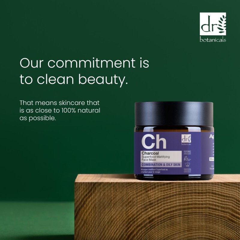 Dr Botanicals Charcoal Superfood Mattifying Face Mask 60ml