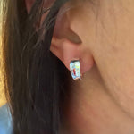 Classic Hoop Earrings in Silver or Rose Gold