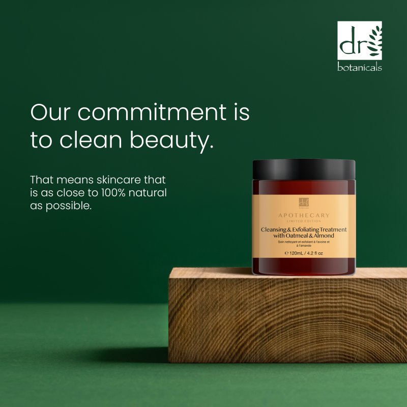 Dr Botanicals Cleansing & Exfoliating Treatment with Oatmeal & Almond 120ml