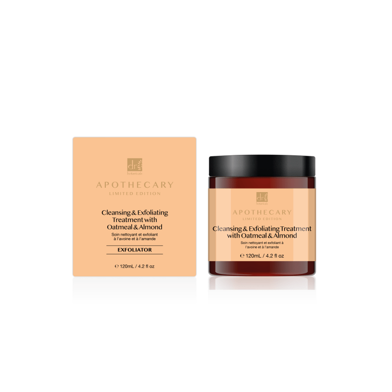 Dr Botanicals Cleansing & Exfoliating Treatment with Oatmeal & Almond 120ml