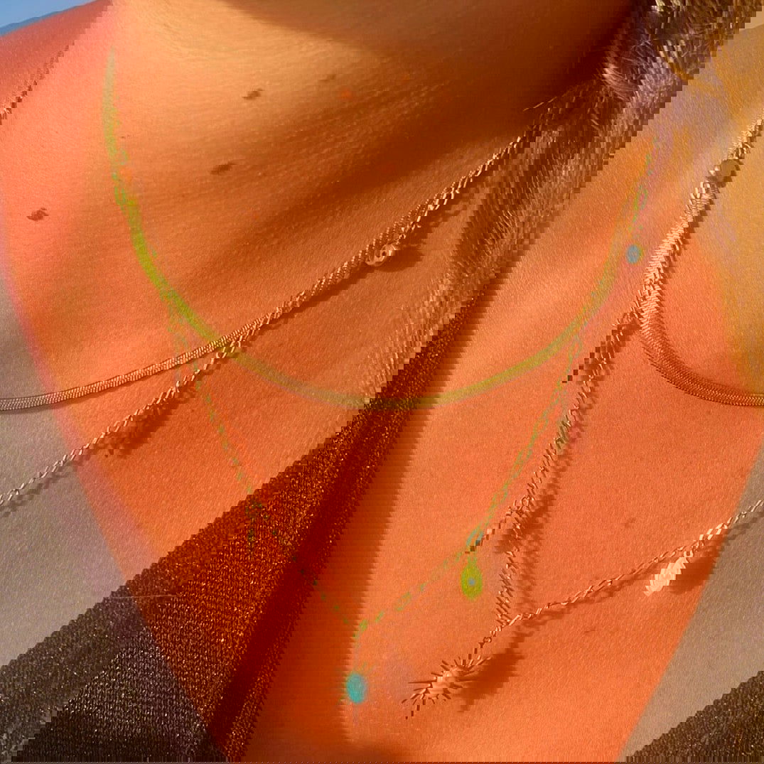 Cleopatra 18k Gold Plated Necklace