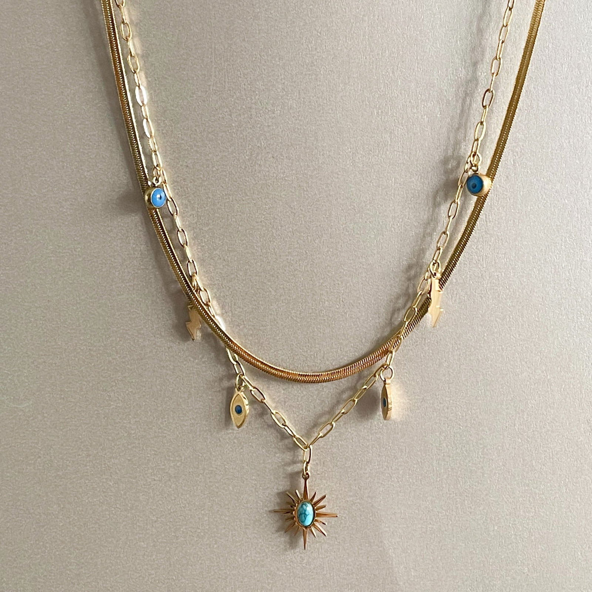 Cleopatra 18k Gold Plated Necklace