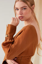 Clover Drop Earrings Gold