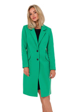 Moe Fleece Classic Cut Coat green