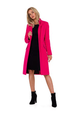 Moe Fleece Classic Cut Coat pink